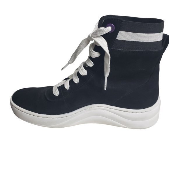 Timberland Womens Size 9.5 Black / White Ruby Ann Sneaker Boots Lace Front - Picture 7 of 11